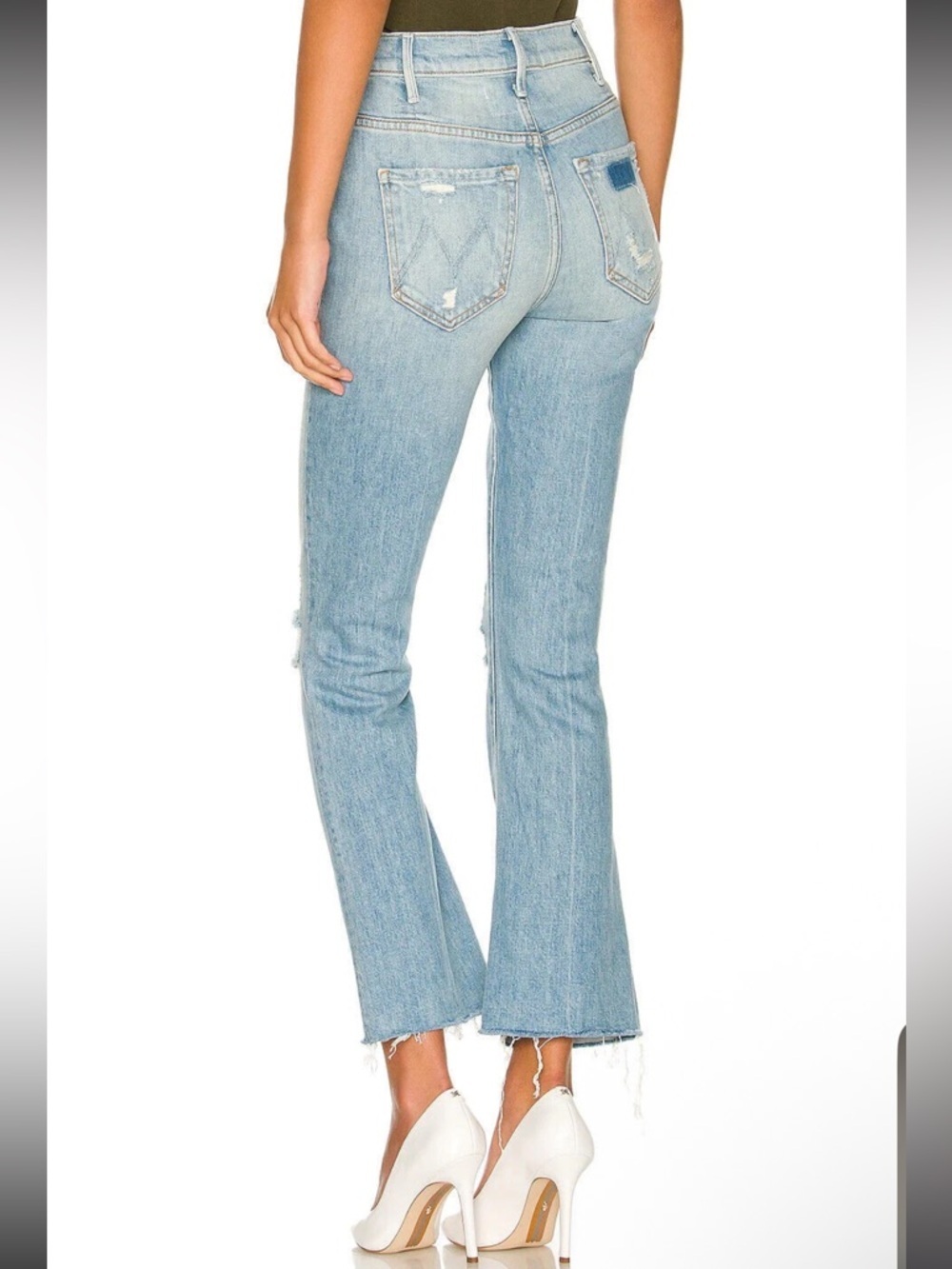 Mother Superior Denim Hustler Ankle Fray Rope's End Jeans Size 27 $268 - Picture 3 of 7